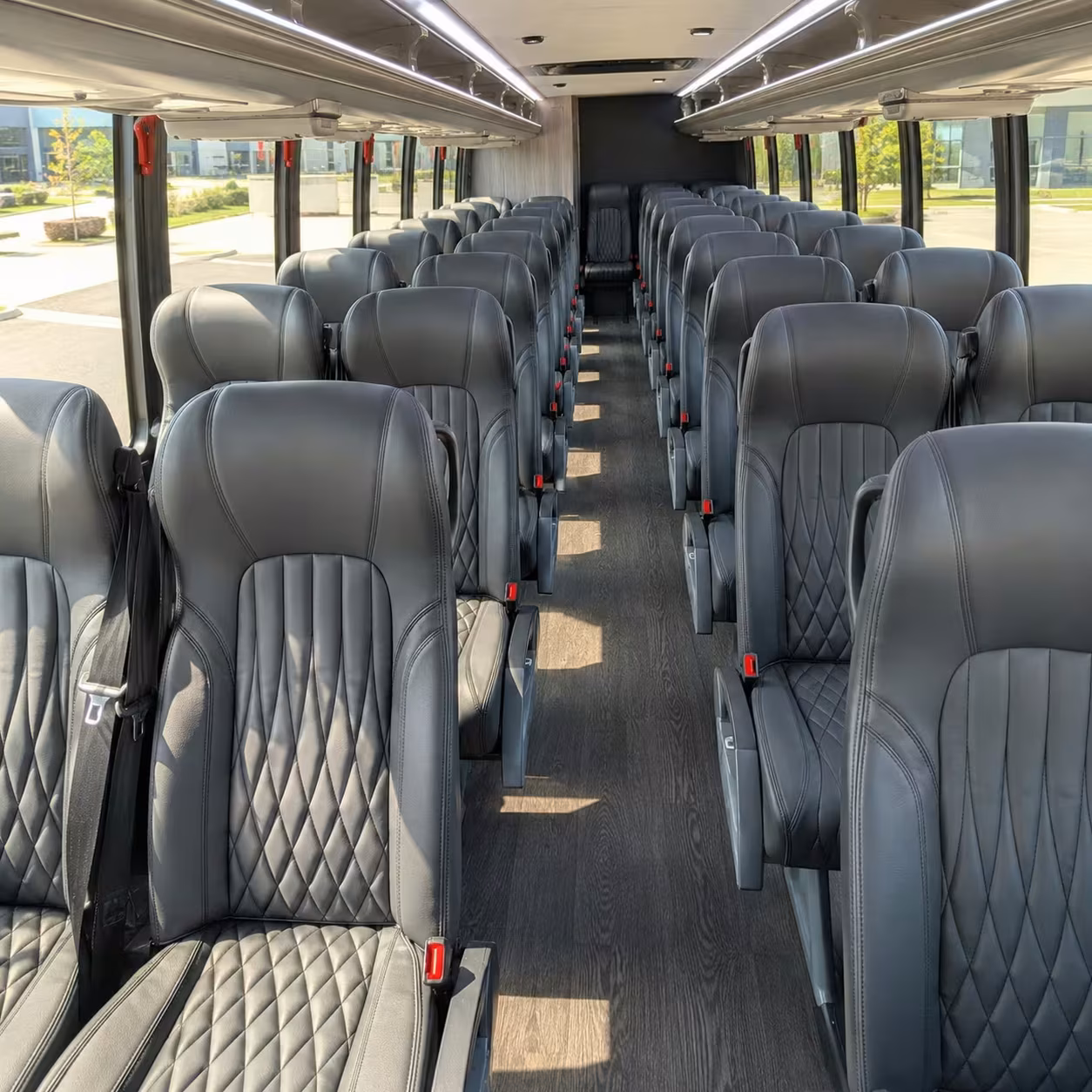 25 passenger minibus interior