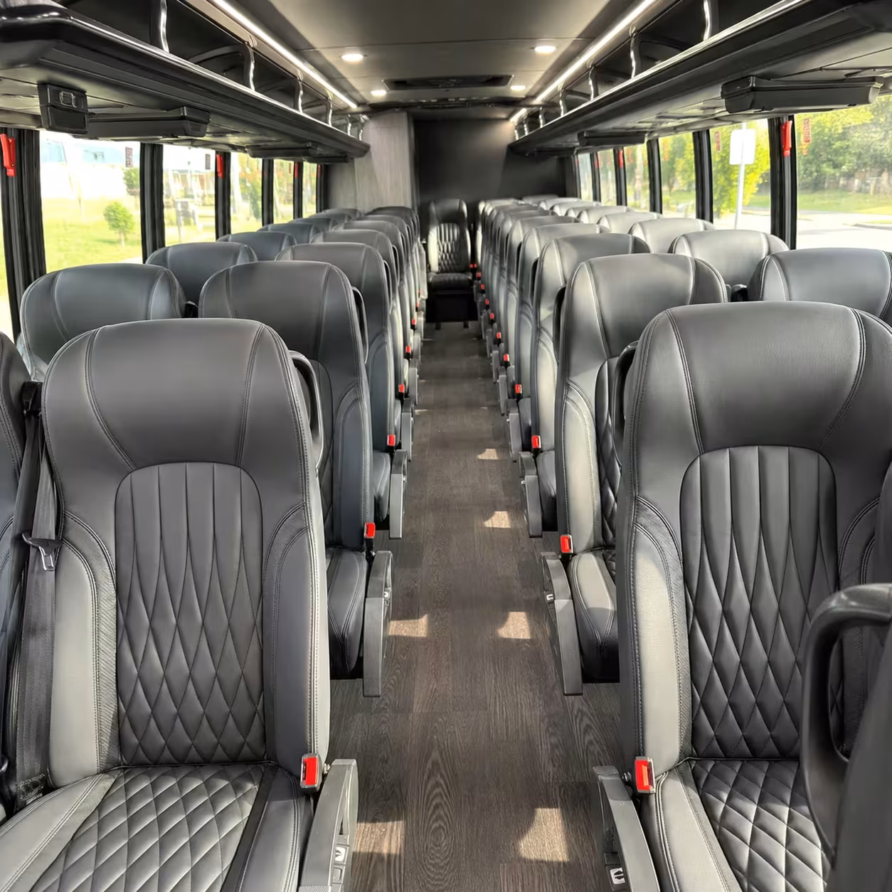 35 passenger minibus interior