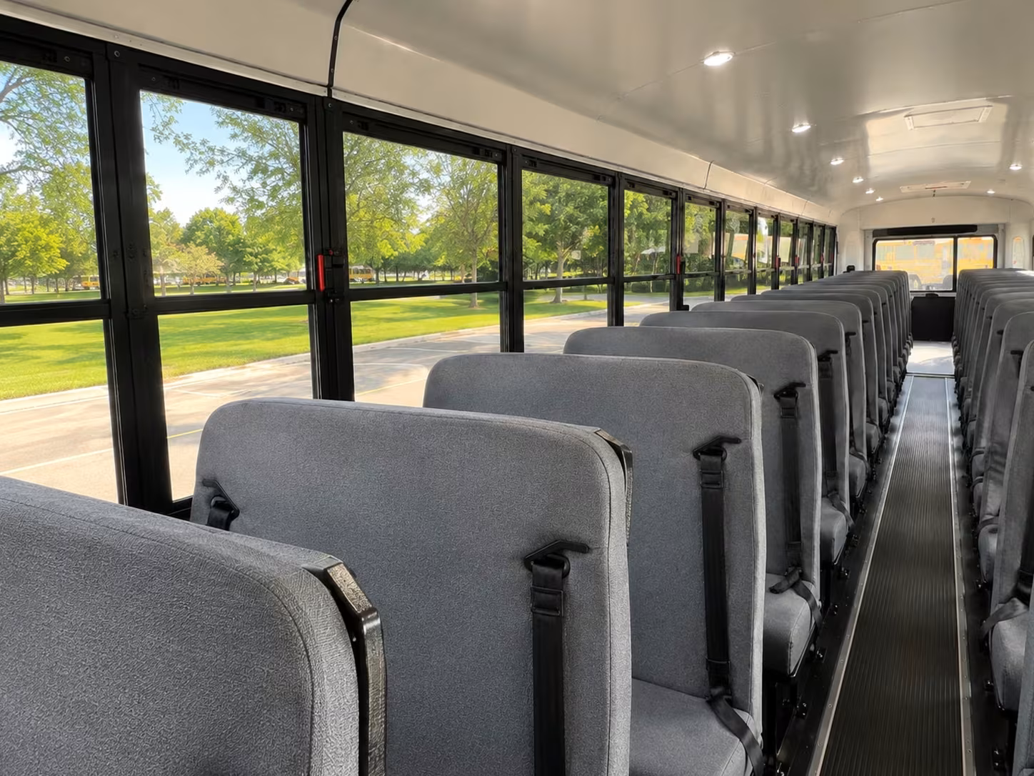 school bus interior